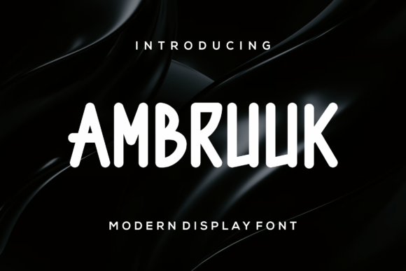 Ambruuk: A Modern Sans Serif Display Font for Editorial Calm