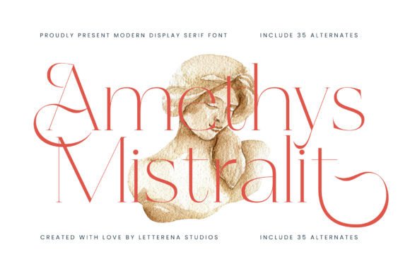 Amethys Mistralit: A Modern Display Serif for Thoughtful Editorial Design
