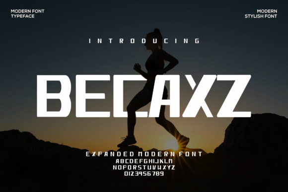 Becaxs: A Modern Sans Serif Display Font for Editorial Calm