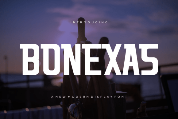 Bonexas: A Bold, Modern Display Font for Handmade Creators