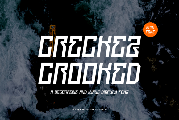 Creckez Crooked: A Decorative Typeface for Editorial Magic