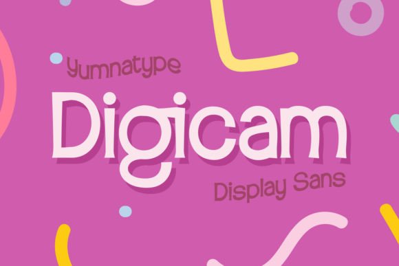 Digicam: A Playful Serif Display Font for Digital Brands