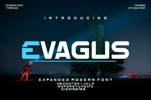 Evagus: A Modern Sans Serif Display Font for Editorial Calm