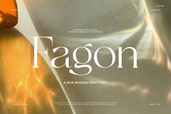 Fagon: A Modern Serif Font for High-Impact Marketing