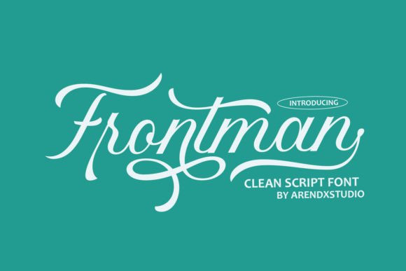 Frontman: A Modern Script Font That Elevates Digital Branding