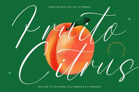 Fruito Citrus: A Modern Handwritten Font That Feels Like Home
