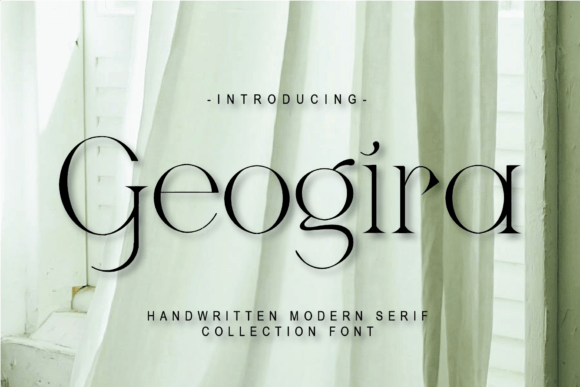Geogira Serif Font for Handmade Labels & Printables