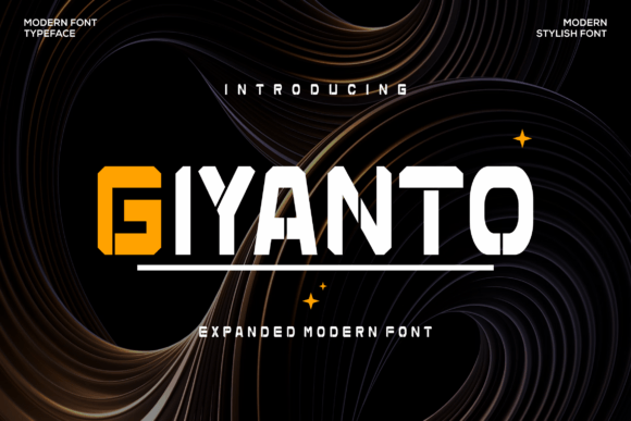 Giyanto: A Bold, Modern Sans Serif Font for Handmade Brands