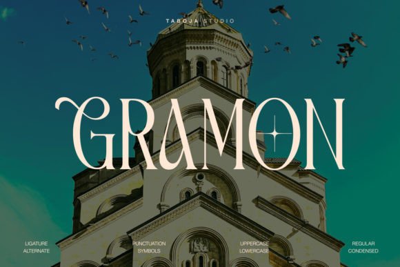 Gramon Serif Font for Handmade Labels & Printables
