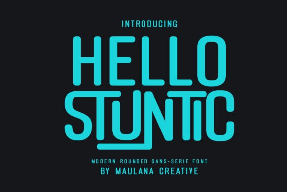 Hello Stuntic: A Friendly Sans Serif for Warm, Approachable Branding