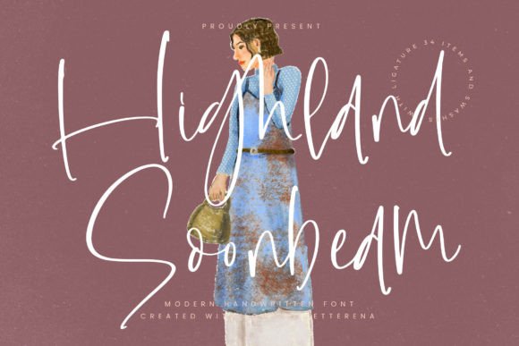 Highland Soonbeam: A Modern Script Font for Scroll-Stopping Brand Content