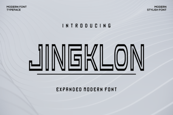 Jingklon: A Bold, Modern Sans Serif Display Font for Editorial Design