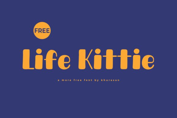 Life Kittie: A Modern Display Font for Editorial Design