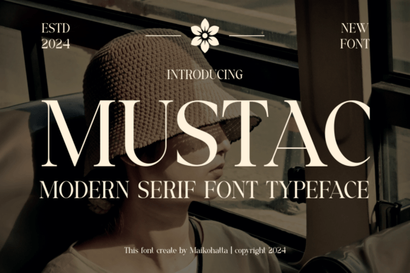 Mustac: A Modern Serif Typeface That Elevates Handmade Design