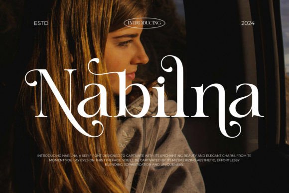Nabilna: A Modern Serif Typeface for Scroll-Stopping Brand Content