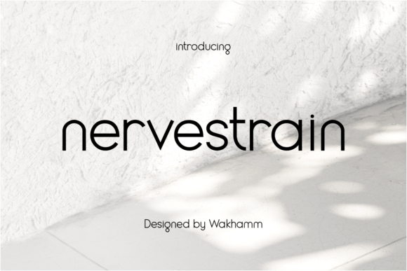 Nervestrain: A Clean Sans Serif Font for Small Business Branding