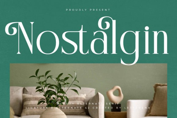 Nostalgin: A Serif Font That Elevates Campaign Headlines