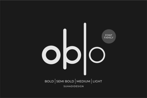 Oblo: A Modern Sans Serif Font That Just Fits