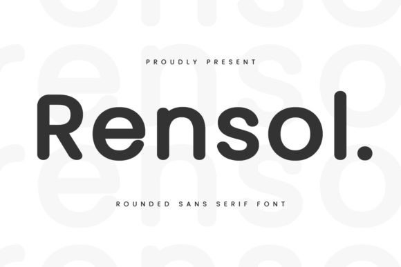 Rensol: A Calm, Confident Sans Serif Typeface for Editorial Design