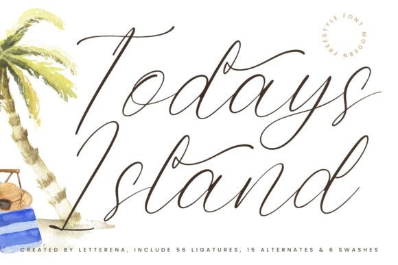 Todays Island: A Luxury Script Font That Feels Effortlessly Modern